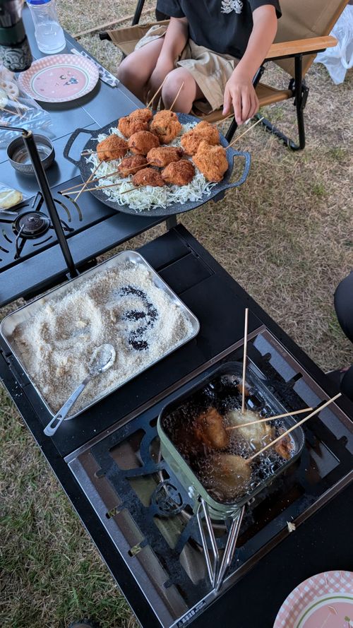 お久しぶりの福岡キャンプ🏕️ ファミリーキャンプ 区画サイト オートサイト ヒゲキャンさんのキャンプブログ CAMPiii（キャンピー） -キャンプ専用SNS キャンプのすべてがここに集まる-