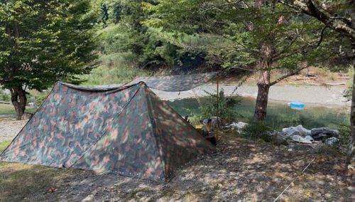 CAMPiii（キャンピー） Camp 'n'g  Roll♪🏁さんのキャンプブログ 親子軍幕キャンプ〜夏休み〜 せせらぎの里 オートキャンプ場