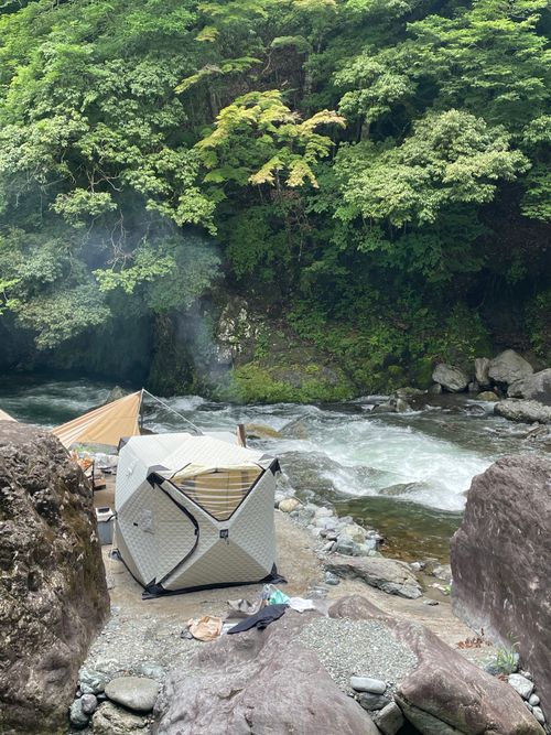 全力中年、ふたたび 大渡キャンプ場 グループキャンプ 区画サイト もるがんさんのキャンプブログ CAMPiii（キャンピー） -キャンプ専用SNS キャンプのすべてがここに集まる-