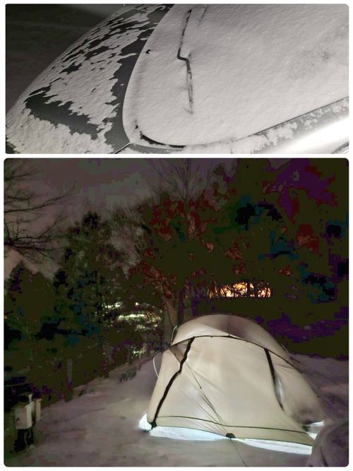 積雪｢ゼロcm」からの➡️➡️➡️➡️暴風のち災害級大雪キャンプ⛄️ 塩原グリーンビレッジ Oniyomeさんのキャンプブログ CAMPiii（キャンピー） -キャンプ専用SNS キャンプのすべてがここに集まる-