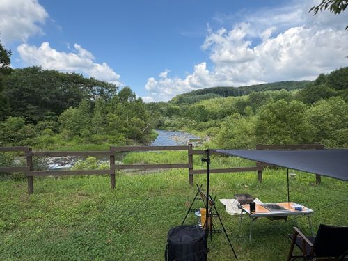 自然を満喫🏕️ ニセウエコランドキャンプ場 ソロキャンプ オートサイト そらさんのキャンプブログ CAMPiii（キャンピー） -キャンプ専用SNS キャンプのすべてがここに集まる-
