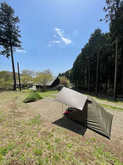 CAMPiii（キャンピー） ma9さんのキャンプブログ 友人とのデュオ！徒歩では坂道がかなりキツイ。表丹沢野外活動センターキャンプ場へ！ 秦野市 表丹沢野外活動センター