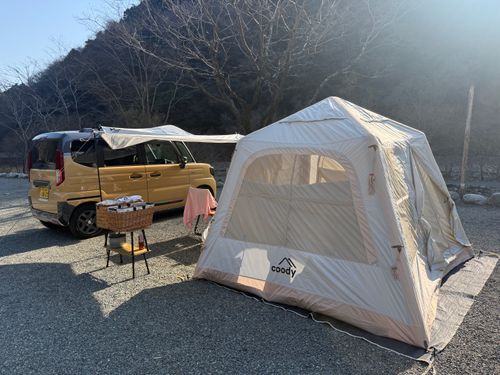 完ソロ風キャンプ Black Smith Outdoorfield Sanogawa Base ソロキャンプ フリーサイト オートサイト ちはみなさんのキャンプブログ CAMPiii（キャンピー） -キャンプ専用SNS キャンプのすべてがここに集まる-
