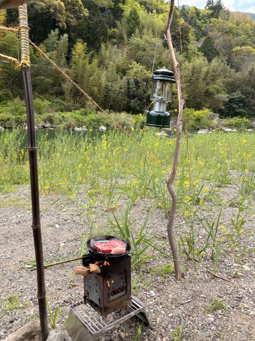 やりたかった事ほぼ出来た！　　　　　　　　　　　　　Norway military🇳🇴steak camp🥩 前川キャンプ場 ソロキャンプ フリーサイト Camp 'n'g  Roll♪🏁さんのキャンプブログ CAMPiii（キャンピー） -キャンプ専用SNS キャンプのすべてがここに集まる-