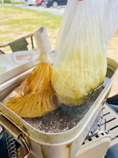 夏の海で秋穂の特産品を堪能する旨いものおじキャン△ in 美濃ヶ浜海浜公園 〜 CAMP NO.205 美濃ケ浜海浜広場 ソロキャンプ フリーサイト おじキャン△さんのキャンプブログ CAMPiii（キャンピー） -キャンプ専用SNS キャンプのすべてがここに集まる-
