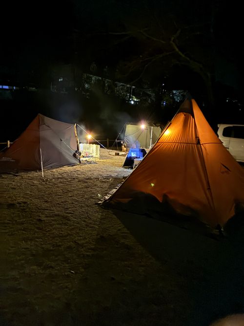 家族ソログル 奥八女焚火の森キャンプフィールド グループキャンプ 区画サイト ミルさんのキャンプブログ CAMPiii（キャンピー） -キャンプ専用SNS キャンプのすべてがここに集まる-