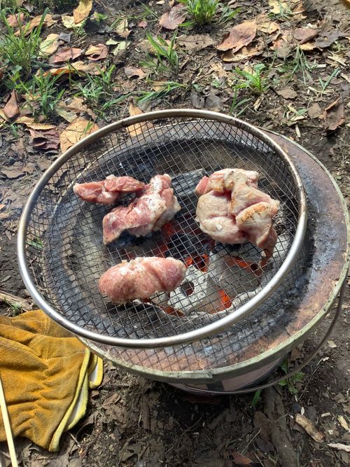 Vol.124 26/NO.14 お肉焼きに行く‼️ 坂戸市 ソロキャンプ フリーサイト 🔥焚き火🔥さんのキャンプブログ CAMPiii（キャンピー） -キャンプ専用SNS キャンプのすべてがここに集まる-