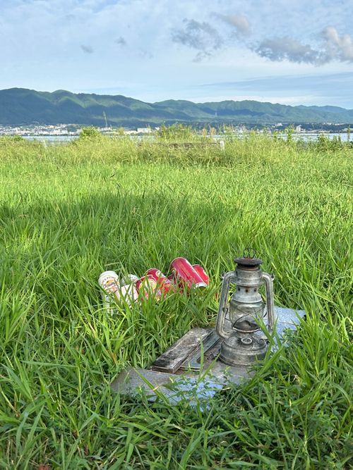 遠征キャンプ Part1   下道倶楽部〜西へ 湖岸緑地 志那2 ソロキャンプ グループキャンプ フリーサイト Genさんのキャンプブログ CAMPiii（キャンピー） -キャンプ専用SNS キャンプのすべてがここに集まる-