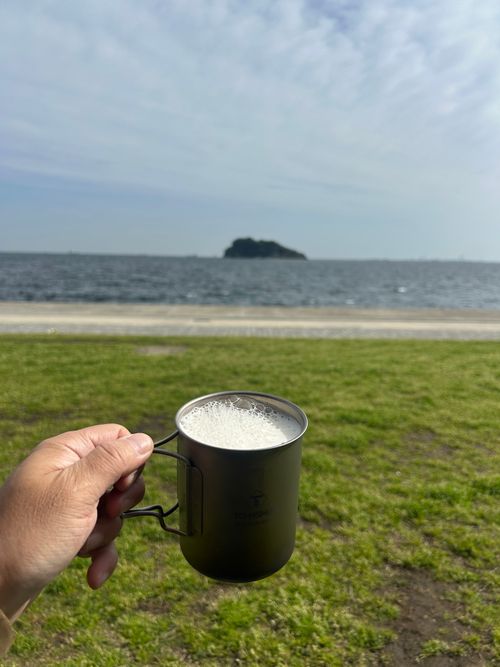 連休取れずに朝からデイキャン うみかぜ公園 ソロキャンプ フリーサイト Genさんのキャンプブログ CAMPiii（キャンピー） -キャンプ専用SNS キャンプのすべてがここに集まる-