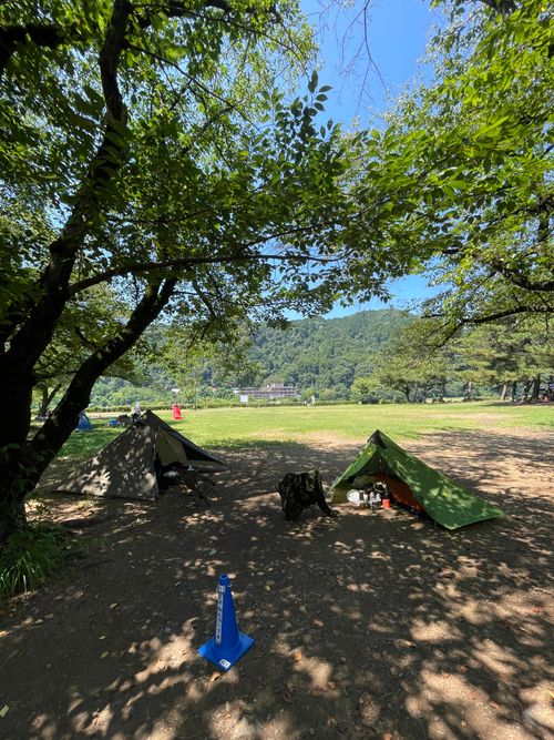 久しぶりの上大島の木陰でデュオキャン! 上大島キャンプ場 ソロキャンプ グループキャンプ フリーサイト ma9さんのキャンプブログ CAMPiii(キャンピー) -キャンプ専用SNS キャンプのすべてがここに集まる-