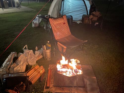 初めての湖畔キャンプ🏕️? 大洗町 夕日の郷 松川 ファミリーキャンプ フリーサイト Kojiさんのキャンプブログ CAMPiii(キャンピー) -キャンプ専用SNS キャンプのすべてがここに集まる-