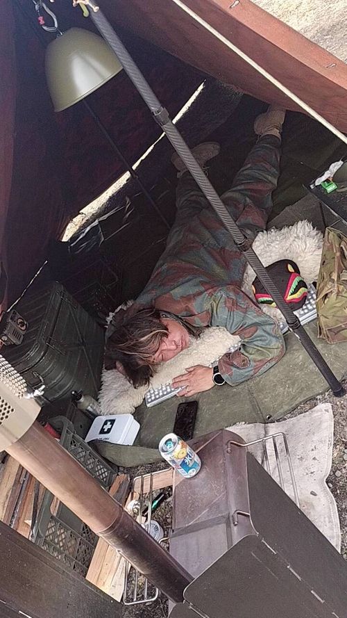 2025年   またしても 雨の軍幕祭り 角田大橋河川敷 ソロキャンプ フリーサイト ウエィダーさんのキャンプブログ CAMPiii（キャンピー） -キャンプ専用SNS キャンプのすべてがここに集まる-