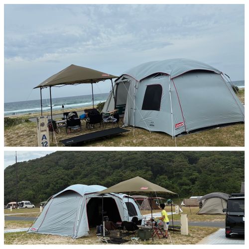 2026年9回目、海水浴キャンPart①🏖️ 島根県立石見海浜公園オートキャンプ場 ファミリーキャンプ 区画サイト オートサイト わいげさんのキャンプブログ CAMPiii（キャンピー） -キャンプ専用SNS キャンプのすべてがここに集まる-