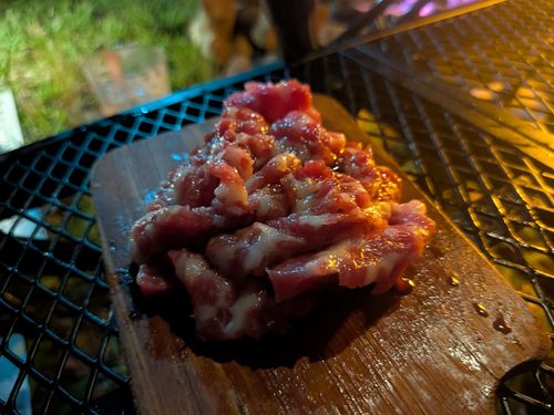 パンダ召喚した馬肉の日 ともえ川Park グループキャンプ オートサイト 区画サイト IZUIZUさんのキャンプブログ CAMPiii（キャンピー） -キャンプ専用SNS キャンプのすべてがここに集まる-