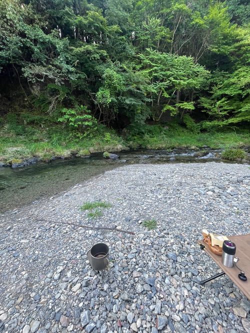 cazuキャンプ場の清流で涼みながらのソロキャンプ! CAZUキャンプ場 ソロキャンプ フリーサイト ma9さんのキャンプブログ CAMPiii(キャンピー) -キャンプ専用SNS キャンプのすべてがここに集まる-