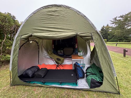 嵐を呼ぶ男 だるま山高原キャンプ場 ソロキャンプ 区画サイト オートサイト marpyさんのキャンプブログ CAMPiii（キャンピー） -キャンプ専用SNS キャンプのすべてがここに集まる-