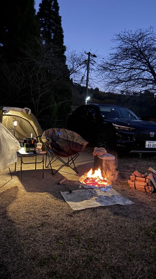 久々のソロキャン~🏕さいこぉぉぉひゃっほっい！ 吉野山キャンプ場 ソロキャンプ 区画サイト オートサイト はるかさんのキャンプブログ CAMPiii（キャンピー） -キャンプ専用SNS キャンプのすべてがここに集まる-