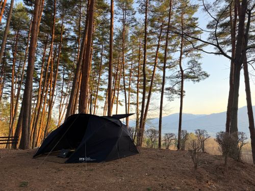 落下注意 PICA八ヶ岳明野 グループキャンプ 区画サイト スモーキーさんのキャンプブログ CAMPiii（キャンピー） -キャンプ専用SNS キャンプのすべてがここに集まる-