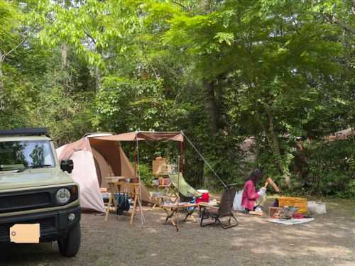デュオキャンプ🏕️ 有野実苑オートキャンプ場 グループキャンプ 区画サイト オートサイト sawaさんのキャンプブログ CAMPiii（キャンピー） -キャンプ専用SNS キャンプのすべてがここに集まる-