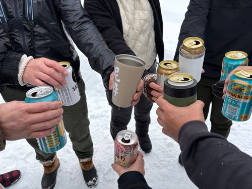 &rdquo;はじめての雪中&rdquo;を全力で楽しむ(*&acute;˘`*) 白川郷ひらせ温泉キャンプサイト グループキャンプ フリーサイト ぷりんさんのキャンプブログ CAMPiii（キャンピー） -キャンプ専用SNS キャンプのすべてがここに集まる-