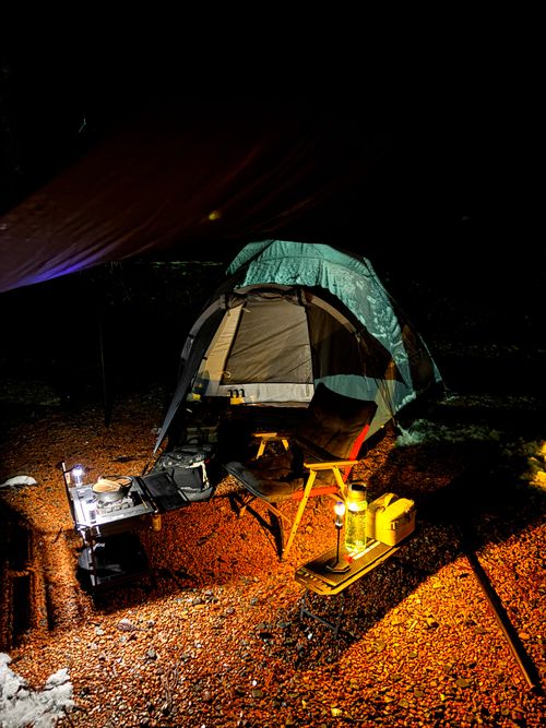 2025締めくくり。 ルポの森 ソロキャンプ 区画サイト あやぴーさんのキャンプブログ CAMPiii（キャンピー） -キャンプ専用SNS キャンプのすべてがここに集まる-