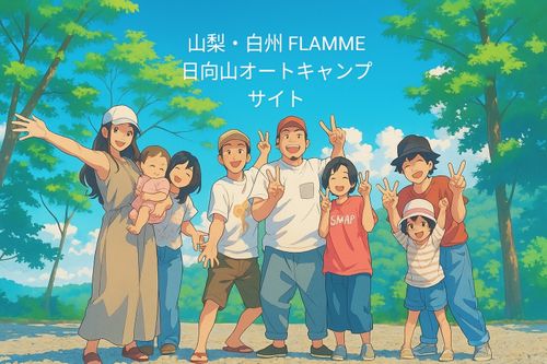 CAMPiii（キャンピー） ひなはるさんのキャンプブログ 透き通った冷たい水！尾白川渓谷を満喫！？ 山梨・白州 FLAMME日向山オートキャンプサイト