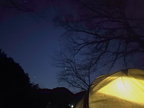 あけましておめでとうキャンプ 小川の里オートキャンプ場 ソロキャンプ フリーサイト まっつんさんのキャンプブログ CAMPiii（キャンピー） -キャンプ専用SNS キャンプのすべてがここに集まる-