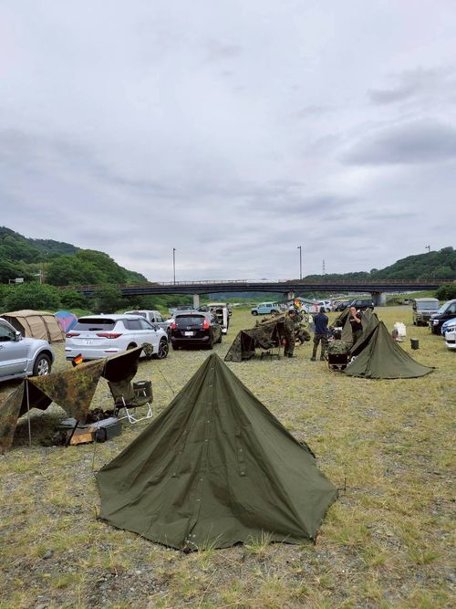 ポーランド軍幕会&ドイツ軍幕会合同演習 八菅橋 グループキャンプ フリーサイト ウエィダーさんのキャンプブログ CAMPiii（キャンピー） -キャンプ専用SNS キャンプのすべてがここに集まる-