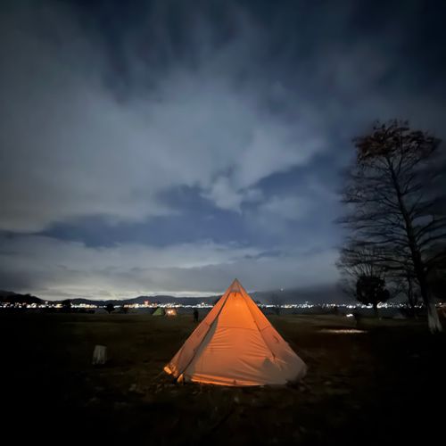 新年初キャンプはおじキャングループ 湖岸緑地 志那1 グループキャンプ フリーサイト tani3さんのキャンプブログ CAMPiii（キャンピー） -キャンプ専用SNS キャンプのすべてがここに集まる-