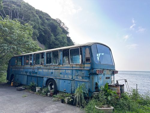 黄金崎の潮騒と夕焼け 黄金崎海水浴場(根合海水浴場) ソロキャンプ 区画サイト marpyさんのキャンプブログ CAMPiii(キャンピー) -キャンプ専用SNS キャンプのすべてがここに集まる-