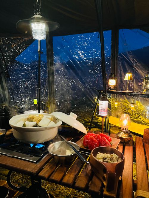 これがやりたかったよ！富士山とTPU🤩✨✨✨まさかの雪にびっくり5回目のふもとっぱら🗻 ふもとっぱらキャンプ場 ファミリーキャンプ フリーサイト Izumiさんのキャンプブログ CAMPiii（キャンピー） -キャンプ専用SNS キャンプのすべてがここに集まる-