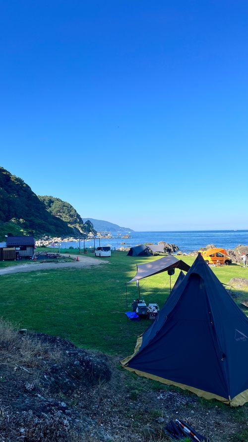真夏のキャンプ　福井キャンプ2　〜2-Night Camping Trip〜 オーシャンズ | オートキャンプ場・RVパーク・ドッグラン ソロキャンプ 区画サイト b_c.a.m.p （KABUTO 改め）さんのキャンプブログ CAMPiii（キャンピー） -キャンプ専用SNS キャンプのすべてがここに集まる-