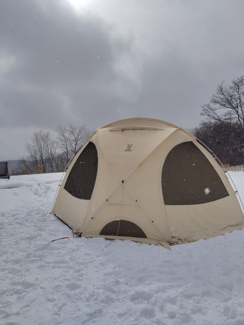 今年も極寒キャンプ CAMP SKY FIELD-車山オートキャンプ場 グループキャンプ 区画サイト しずさんのキャンプブログ CAMPiii（キャンピー） -キャンプ専用SNS キャンプのすべてがここに集まる-