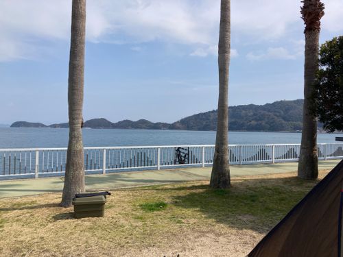 🌴またまた瀬戸内のハワイ🌴 陸奥記念館 ファミリーキャンプ 区画サイト masaさんのキャンプブログ CAMPiii（キャンピー） -キャンプ専用SNS キャンプのすべてがここに集まる-