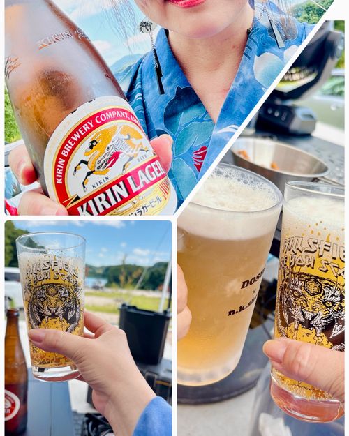 【後編】浴衣できゃんぷ👘 💙そして「孤独のグルメ」 アウトドアヴィレッジ三春 さくら湖キャンプサイト Oniyomeさんのキャンプブログ CAMPiii（キャンピー） -キャンプ専用SNS キャンプのすべてがここに集まる-