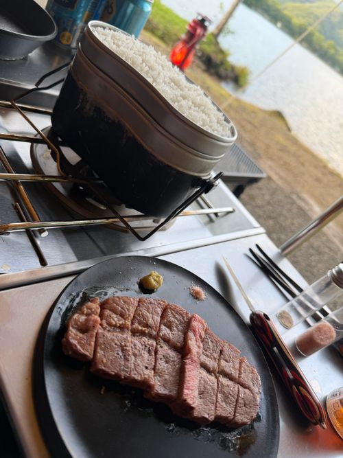 久っ々の完ソロでござりやしたぁ 曽原湖オートキャンプ場 ソロキャンプ 区画サイト まっつんさんのキャンプブログ CAMPiii（キャンピー） -キャンプ専用SNS キャンプのすべてがここに集まる-