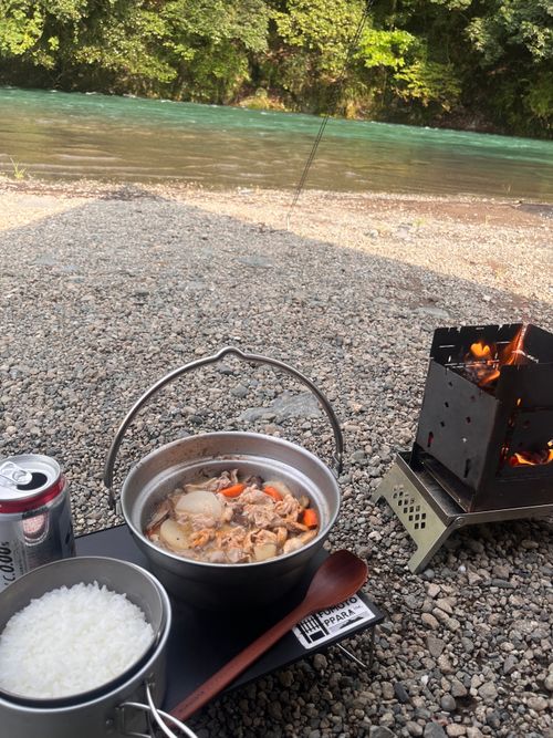 ようやく涼しくなってきたので、河原でデイキャン⛺️ 愛川町 ソロキャンプ フリーサイト 441campさんのキャンプブログ CAMPiii（キャンピー） -キャンプ専用SNS キャンプのすべてがここに集まる-