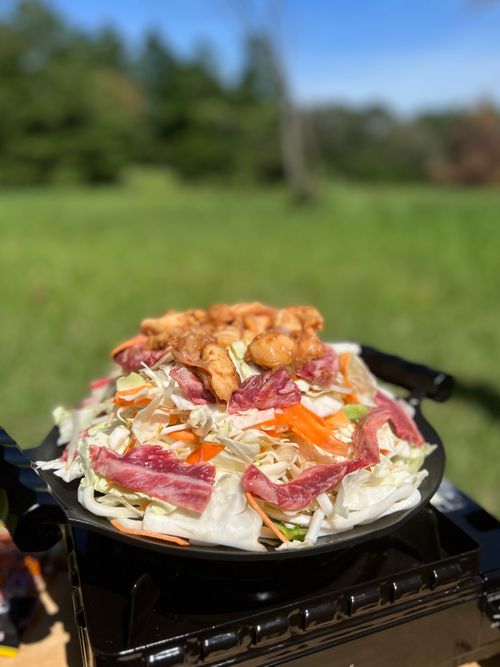 夜景と星空と&hellip;焚き火🔥 尾高高原キャンプ場 ファミリーキャンプ 区画サイト オートサイト hiyryushoさんのキャンプブログ CAMPiii（キャンピー） -キャンプ専用SNS キャンプのすべてがここに集まる-