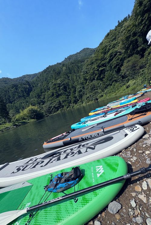 あぁ、これが私のsupかも〜夏のくつろぎ 四万湖(中之条ダム)駐車場 ぷりんさんのキャンプブログ CAMPiii(キャンピー) -キャンプ専用SNS キャンプのすべてがここに集まる-