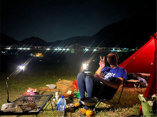 遠征キャンプ Part3     関西キャンプの聖地へ 笠置キャンプ場 ソロキャンプ グループキャンプ フリーサイト Genさんのキャンプブログ CAMPiii（キャンピー） -キャンプ専用SNS キャンプのすべてがここに集まる-
