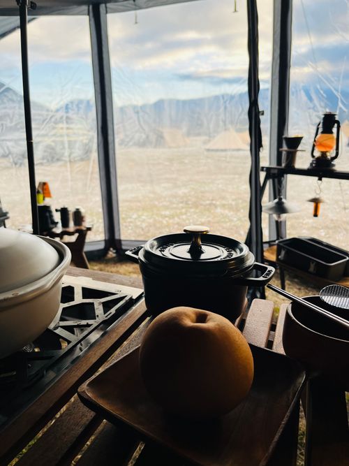 これがやりたかったよ！富士山とTPU🤩✨✨✨まさかの雪にびっくり5回目のふもとっぱら🗻 ふもとっぱらキャンプ場 ファミリーキャンプ フリーサイト Izumiさんのキャンプブログ CAMPiii（キャンピー） -キャンプ専用SNS キャンプのすべてがここに集まる-