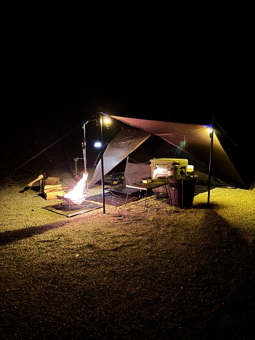 №83 オートキャンプFUJICHU ソロキャンプ 区画サイト 1711_Campさんのキャンプブログ CAMPiii（キャンピー） -キャンプ専用SNS キャンプのすべてがここに集まる-