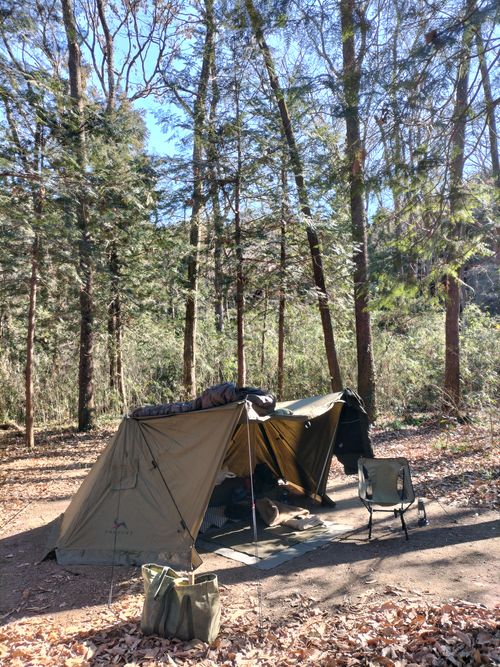 CAMPiii（キャンピー） ぼっちオヤジさんのキャンプブログ 2026  1月キャンプ⛺️スタート😁 月川荘キャンプ場 林間サイト