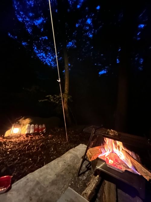新緑キャンプ🏕 椿荘オートキャンプ場 ソロキャンプ 区画サイト Genさんのキャンプブログ CAMPiii（キャンピー） -キャンプ専用SNS キャンプのすべてがここに集まる-