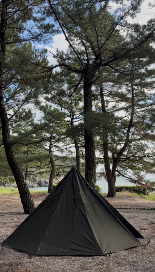 海音（波の音）&times;焚き火 大神子海岸 ソロキャンプ フリーサイト Camp 'n'g  Roll♪🏁さんのキャンプブログ CAMPiii（キャンピー） -キャンプ専用SNS キャンプのすべてがここに集まる-