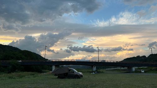 中津川河川敷で手抜きソロキャンプ 八菅橋 ソロキャンプ フリーサイト キャンプー太郎さんのキャンプブログ CAMPiii（キャンピー） -キャンプ専用SNS キャンプのすべてがここに集まる-