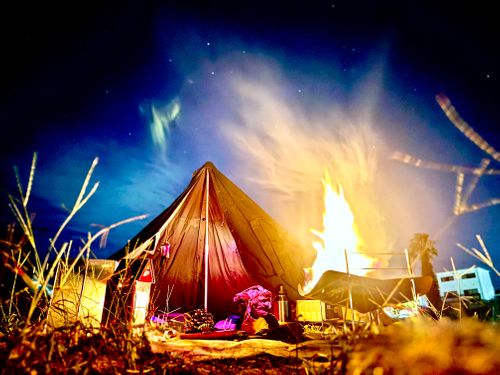 CAMPiii（キャンピー） てぃーえむキャンプさんのキャンプブログ ポーランド軍幕原付キャンプ🛵 江井島海岸