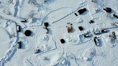 大人だけど雪遊び全振りキャンプ⛄️❄️🗿 白川郷ひらせ温泉キャンプサイト グループキャンプ フリーサイト ぐうたら夫婦さんのキャンプブログ CAMPiii（キャンピー） -キャンプ専用SNS キャンプのすべてがここに集まる-