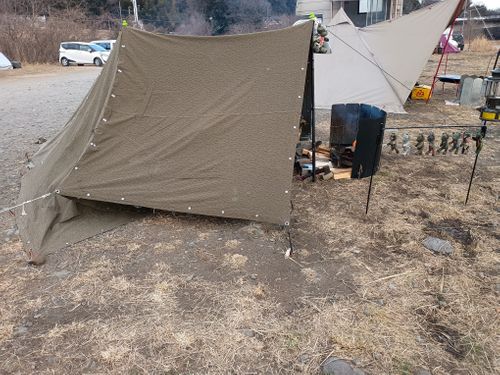 １月の終わりにキャンプ初め⛺️ 角田大橋河川敷 ソロキャンプ フリーサイト ウエィダーさんのキャンプブログ CAMPiii（キャンピー） -キャンプ専用SNS キャンプのすべてがここに集まる-