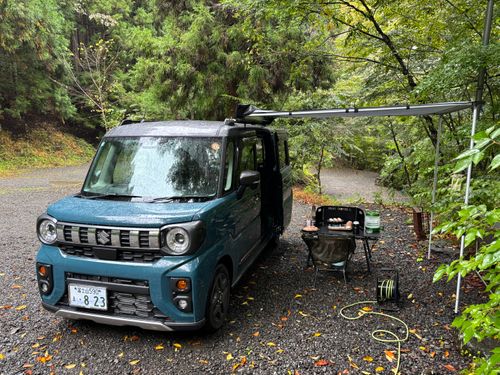 新しい相棒と初の車中泊 スカイバレーキャンプ場 ソロキャンプ 区画サイト オートサイト marpyさんのキャンプブログ CAMPiii(キャンピー) -キャンプ専用SNS キャンプのすべてがここに集まる-